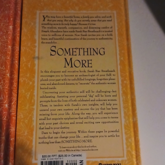 Sarah ban breathnach hardback books something more and simple abundance - Picture 3 of 9